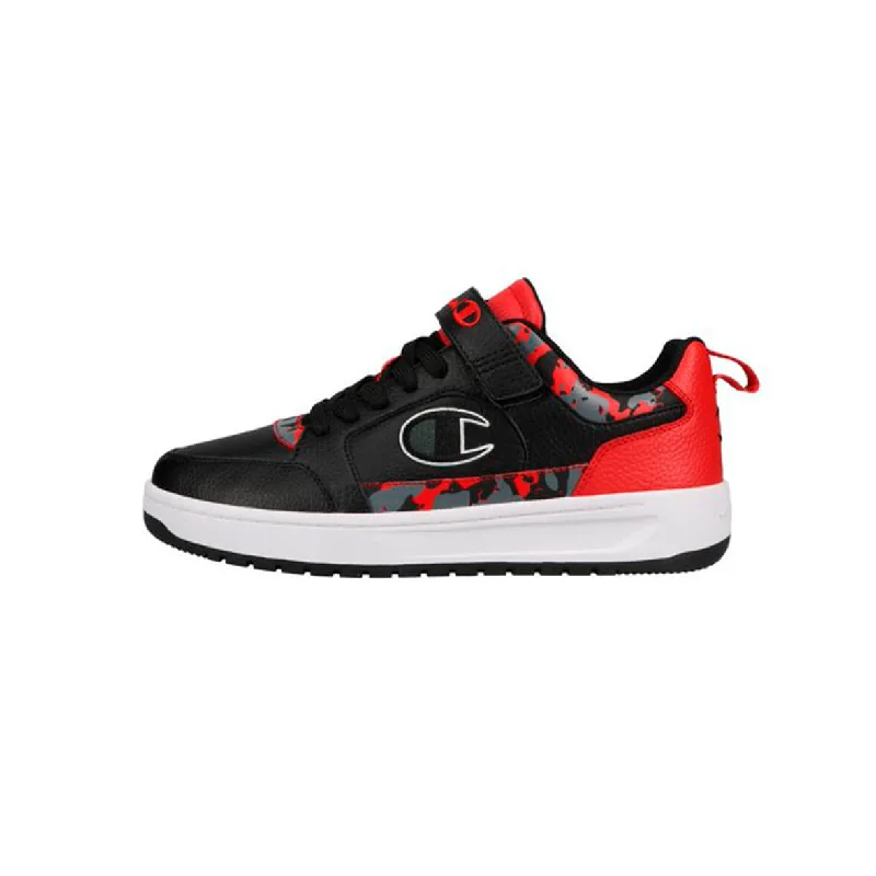 Men's affordable yet stylish sneakers for everyday wearChampion Drome Low Black - Red Men's affordable yet stylish sneakers for everyday wearChampion Drome Low Black - Red
