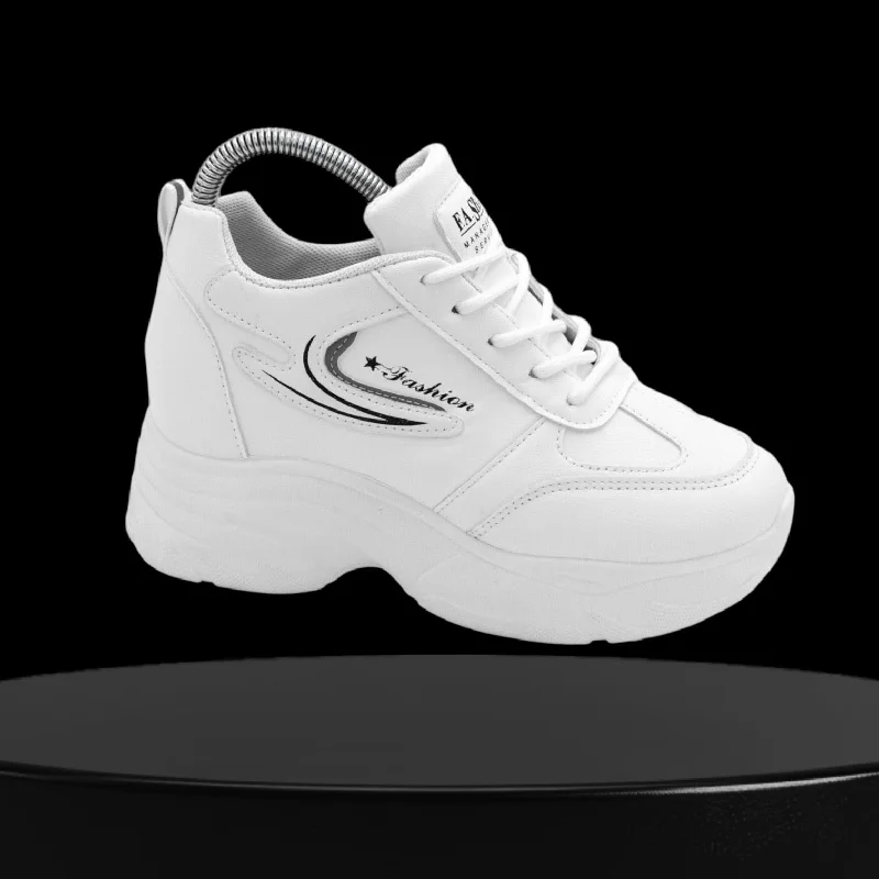 Men's leather - and - mesh combination sneakers for style and functionFashion chunky 861 Men's leather - and - mesh combination sneakers for style and functionFashion chunky 861