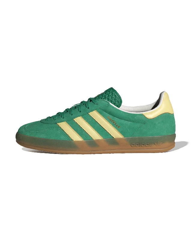 Men's sneakers with a removable insole for easy cleaningGazelle Indoor - Semi Court Green / Almost Yellow / Gum Men's sneakers with a removable insole for easy cleaningGazelle Indoor - Semi Court Green / Almost Yellow / Gum
