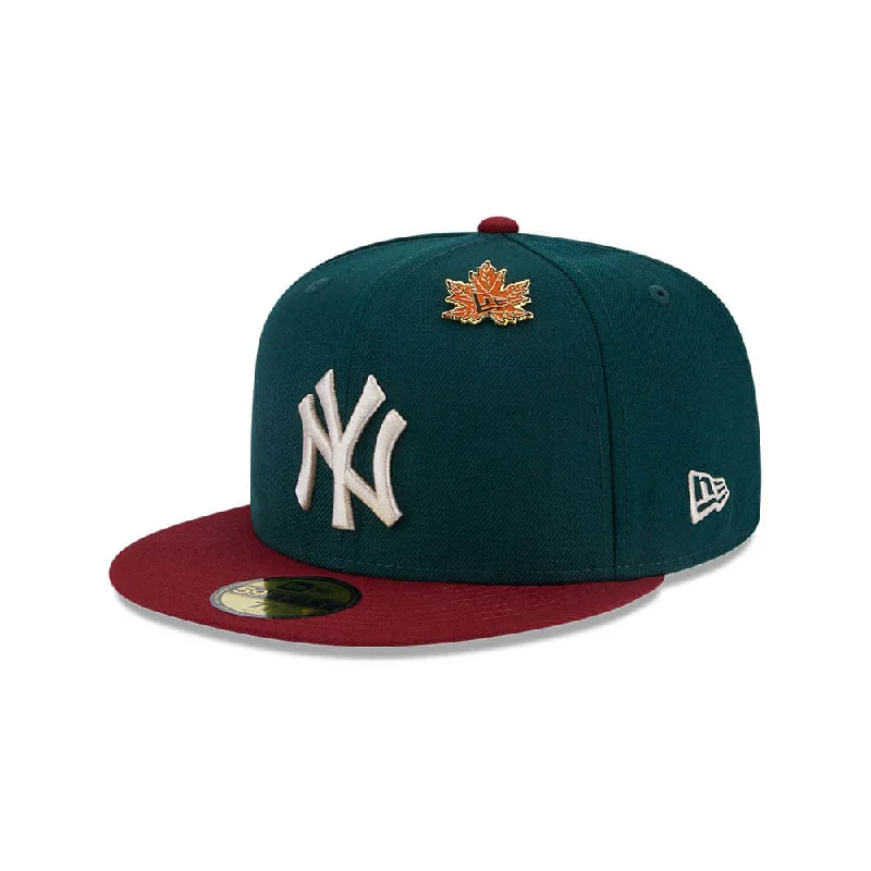 Men's high - performance basketball sneakers with air cushioningNE Cap MLB Contrast 59FIFTY NEYYAN Green