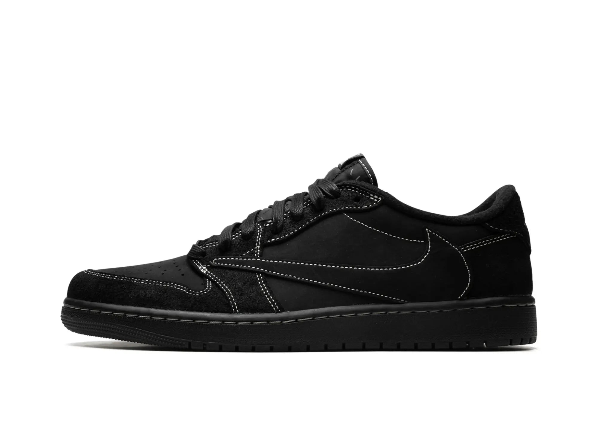 Men's camo - print sneakers for an edgy styleNike Air Jordan 1 Low X Travis Scott "Black Phantom"