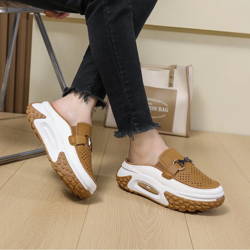 Men's vegan leather sneakers for an eco - friendly optionOpen back P556