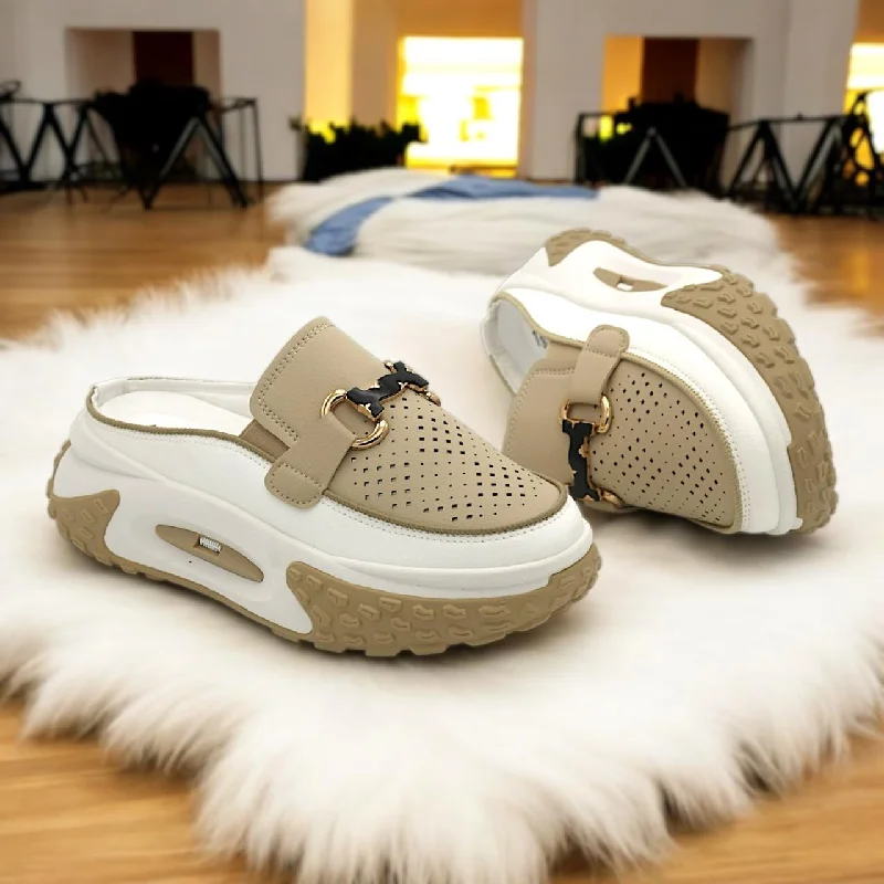 Men's waterproof sneakers for rainy daysOpen back P556