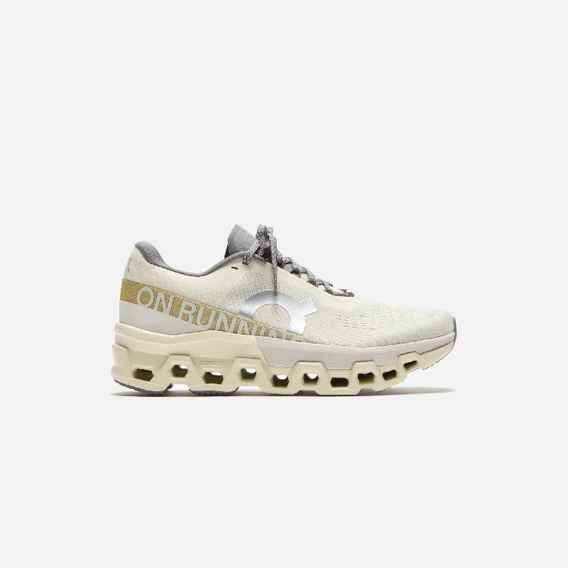 Men's neon - colored sneakers for a bold statementOn Running Cloudmonster 2 - Cream / Ice Men's neon - colored sneakers for a bold statementOn Running Cloudmonster 2 - Cream / Ice