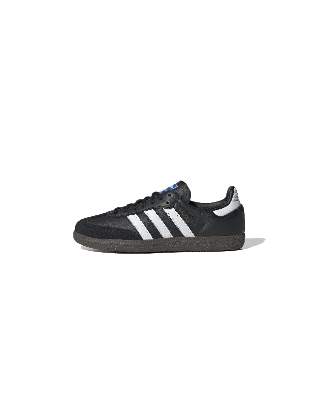 Men's classic white leather sneakers with black lacesSamba Og Children - Black / White / Gum Men's classic white leather sneakers with black lacesSamba Og Children - Black / White / Gum