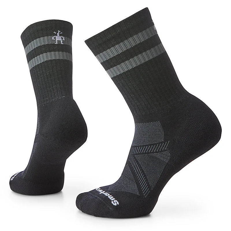 Women's Sneakers with Hidden Wedges for a Subtle Height Boost and Added StyleAthletic Stripe Targeted Cushion Crew Sock