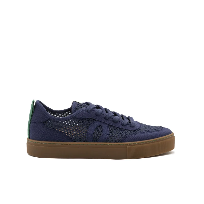 Men's neon - colored sneakers for a bold statementVegan sneaker mesh marine BRI003