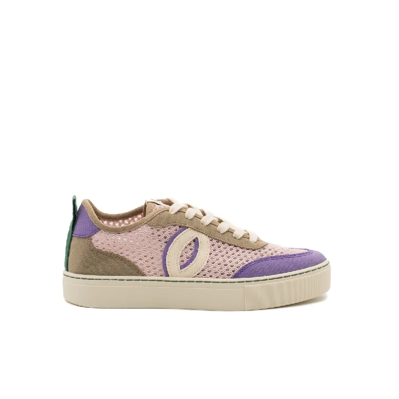 Men's vegan leather sneakers for an eco - friendly optionVegan sneaker mesh rose-lilac BRI014 Men's vegan leather sneakers for an eco - friendly optionVegan sneaker mesh rose-lilac BRI014