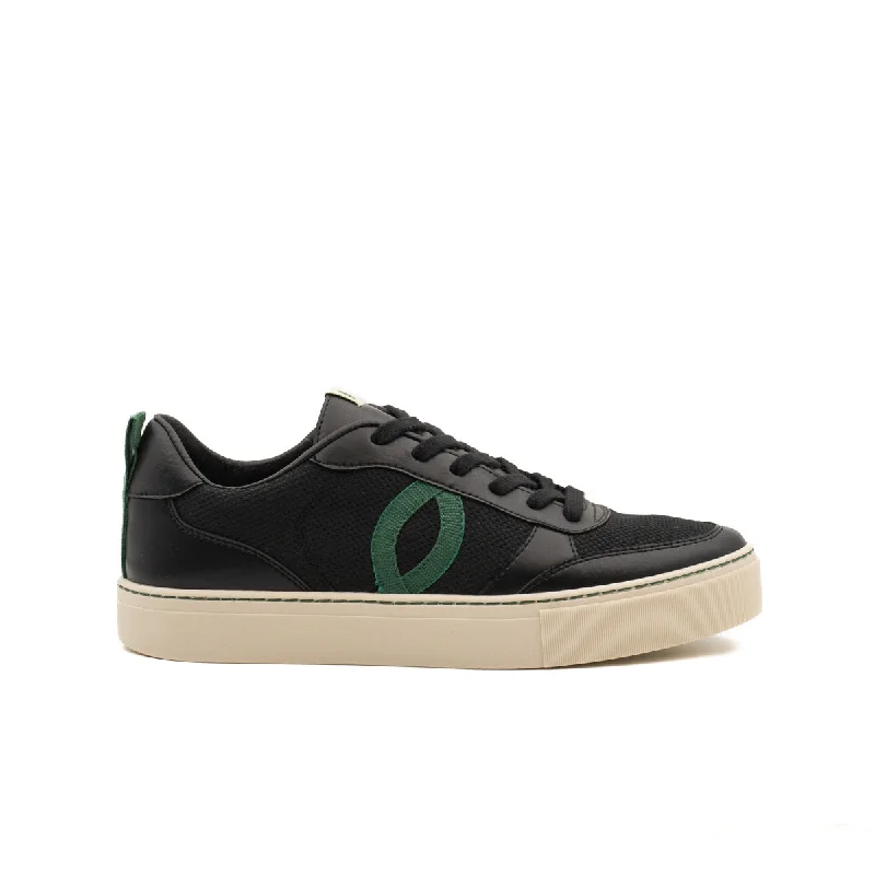 Men's affordable yet stylish sneakers for everyday wearVegan sneaker of Corn+mesh Black SON032