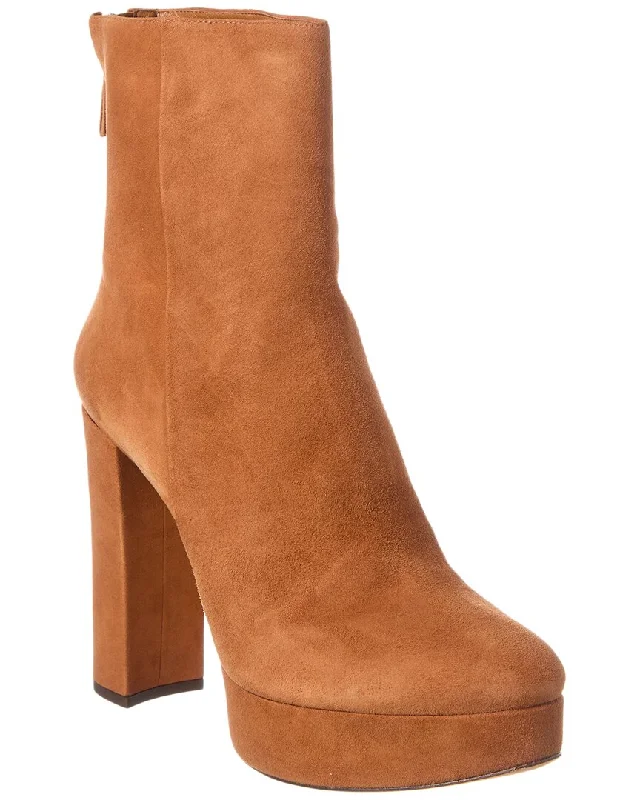 women's booties with zippersAlexandre Birman Rachel 130 Suede Boot