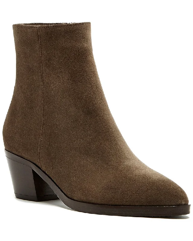 women's booties with chukka styleLa Canadienne Paprika Oiled Suede Boot