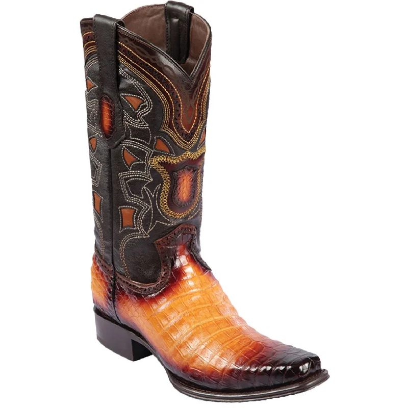 Men's Los Altos Caiman Belly European Square Toe Boot 7682-A