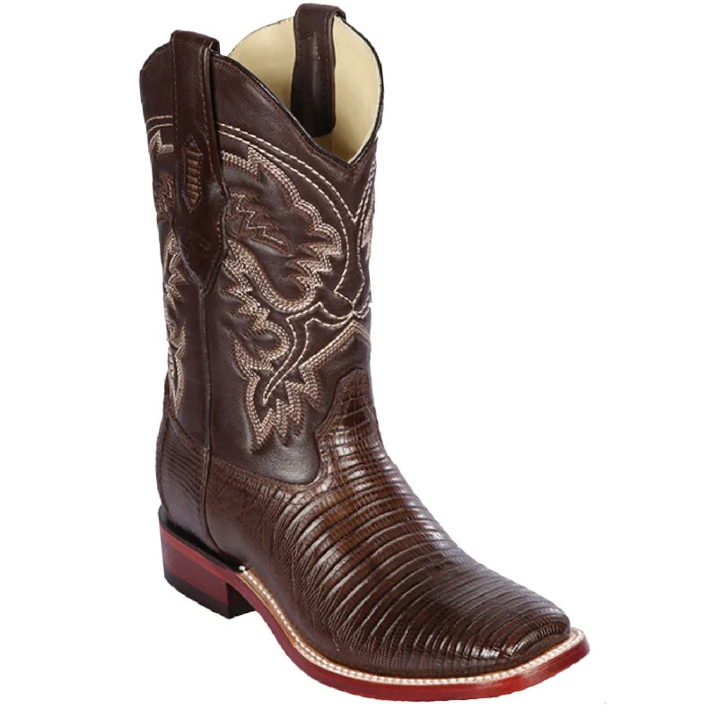 Men's Los Altos Lizard Skin Wide Square Toe Boot 8220707