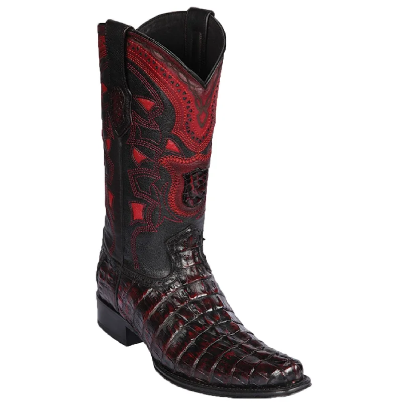 Men's Los Altos Original Caiman Tail European Square Toe Boot 760118