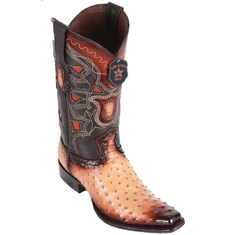 Men's Los Altos Original Ostrich European Square Toe Boot 760315