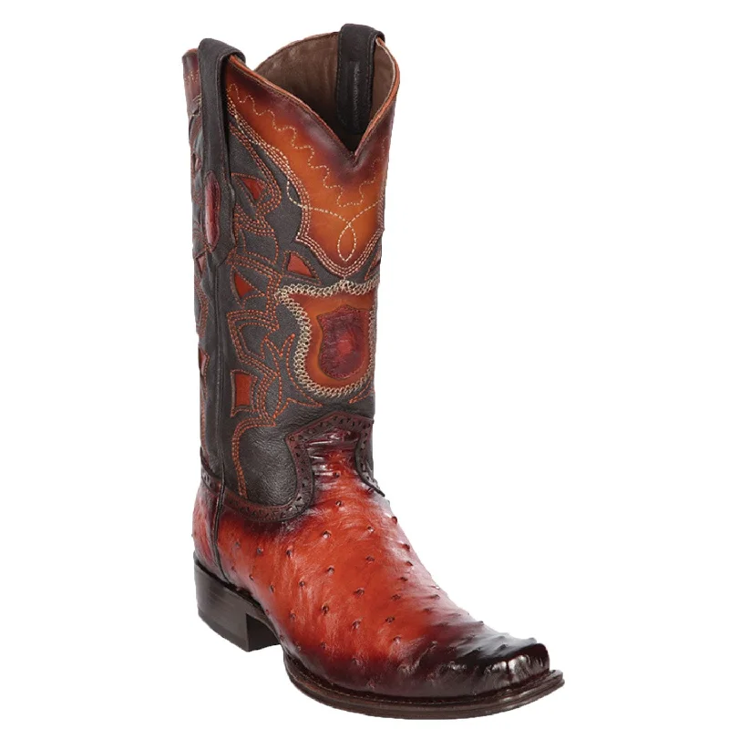 Men's Los Altos Original Ostrich European Square Toe Boot 760357