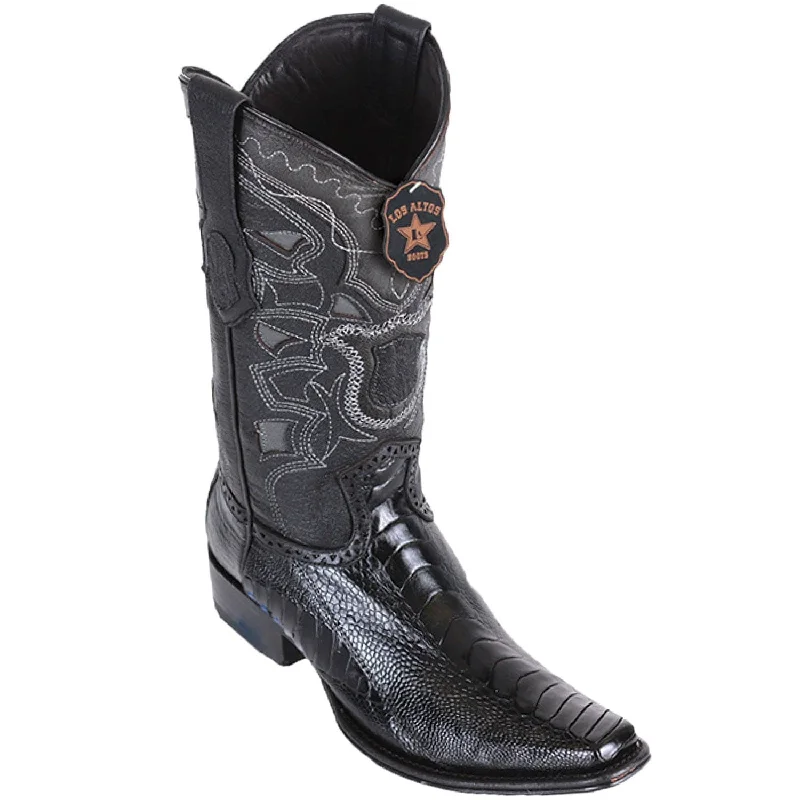 Men's Los Altos Original Ostrich Leg European Square Toe Boot 760505