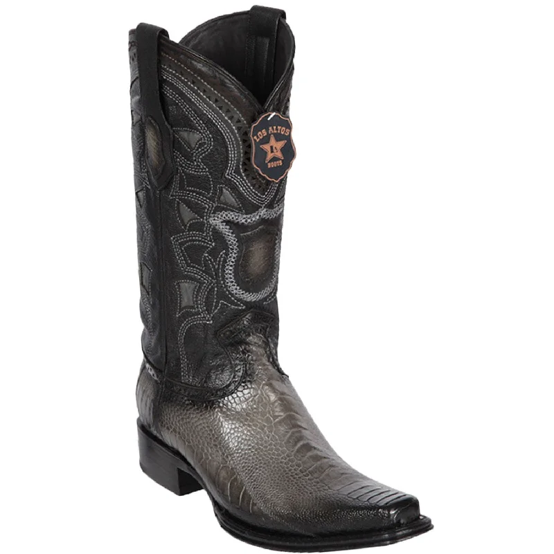 Men's Los Altos Original Ostrich Leg European Square Toe Boot 760538