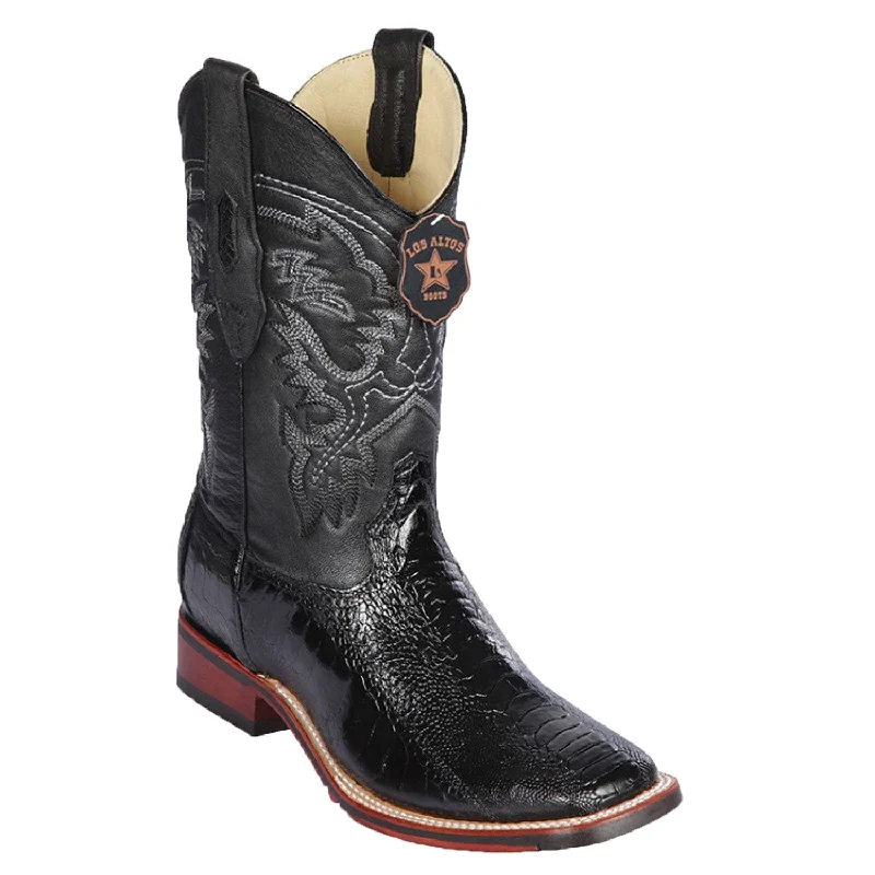 Men's Los Altos Ostrich Leg Wide Square Toe Boot 8260505