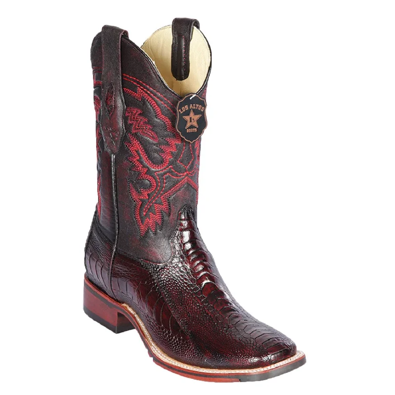 Men's Los Altos Ostrich Leg Wide Square Toe Boot 8260518