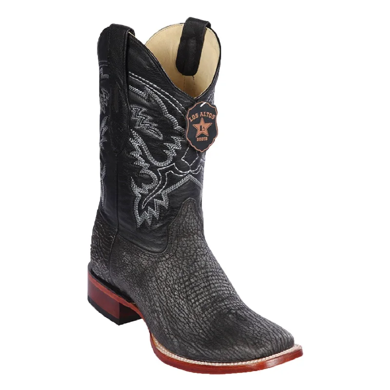 Men's Los Altos Shark Skin Wide Square Toe Boot 8220905