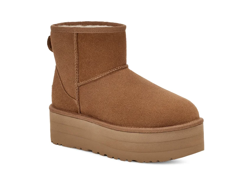 women's booties with lacesUGG Women's Classic Mini Platform