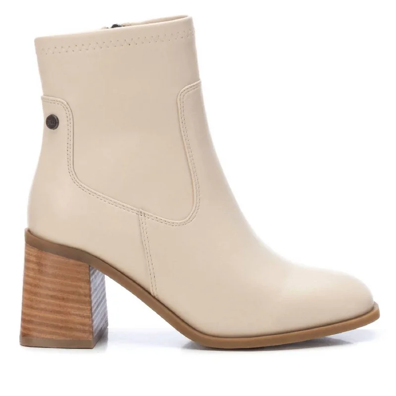 women's booties with snake printWomen's Chelsea Booties In Frosted Ice