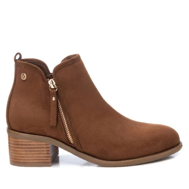 women's winter bootiesWomen's Cowboy Booties In Camel