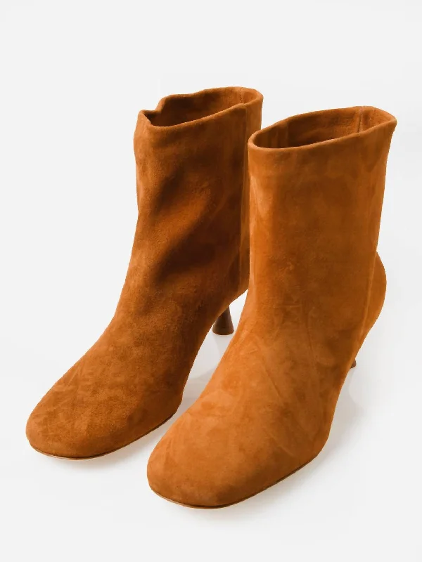 women's heeled bootiesWomen's Drift Boots In Tan