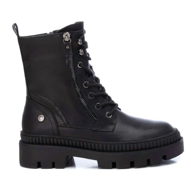 women's booties for urban styleWomen's Military Combat Booties In Black