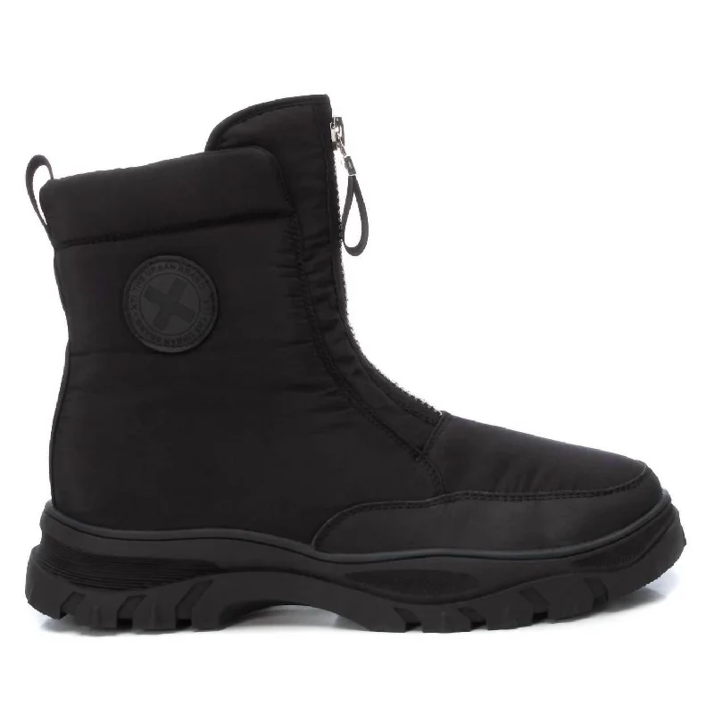 women's booties with bucklesWomen's Quilted Finish Booties In Black